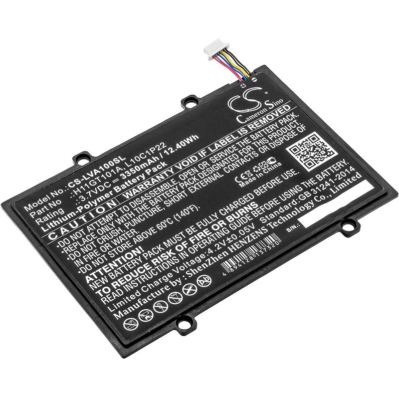 Li-Polymer Battery fits Lenovo, A1, A1-07, Idepad A1 3.7V, 3350mAh Tablet Cameron Sino Technology Limited