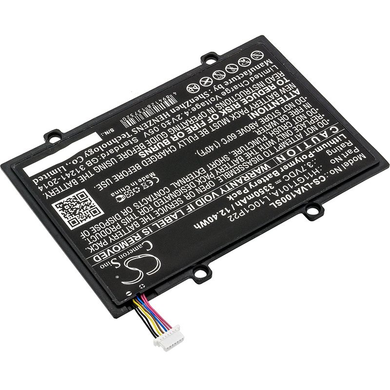 Li-Polymer Battery fits Lenovo, A1, A1-07, Idepad A1 3.7V, 3350mAh Tablet Cameron Sino Technology Limited