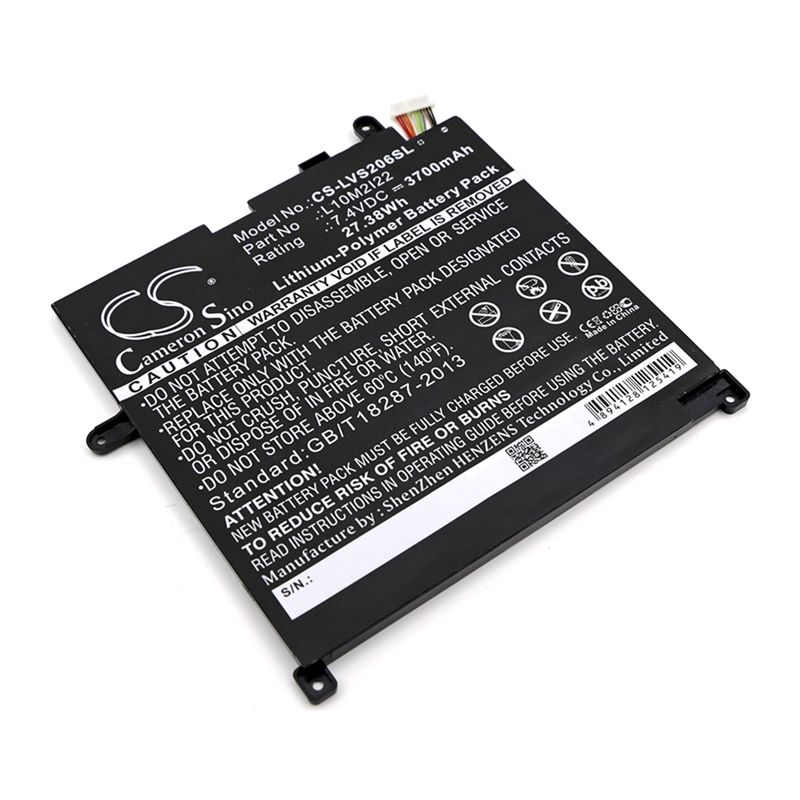 Li-Polymer Battery fits Lenovo, Ideapad P1, Ideapad S200, Ideapad S206 7.4V, 3700mAh Computer Cameron Sino Technology Limited (Suspended)