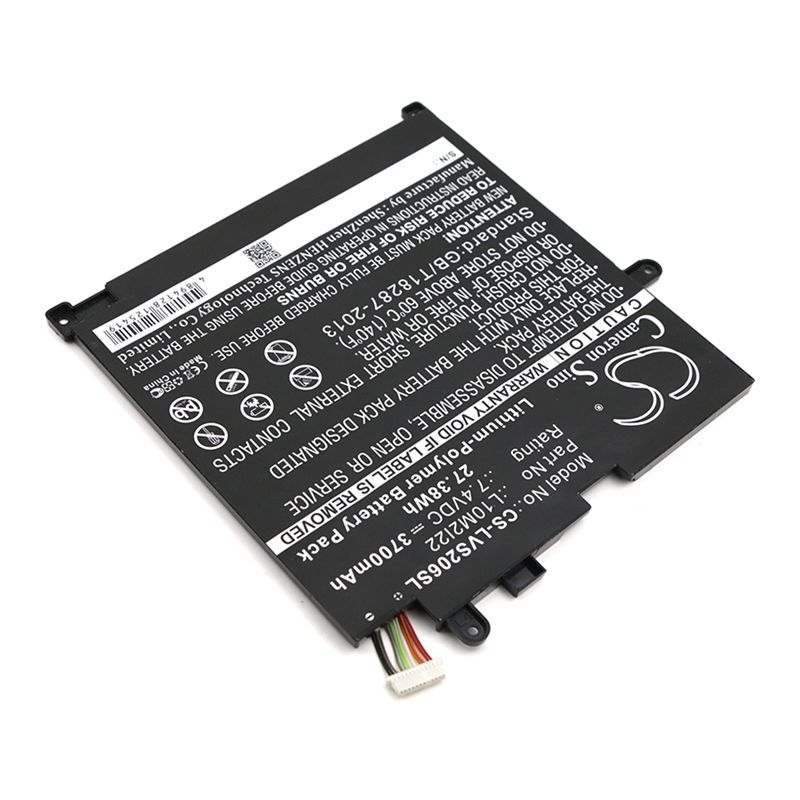 Li-Polymer Battery fits Lenovo, Ideapad P1, Ideapad S200, Ideapad S206 7.4V, 3700mAh Computer Cameron Sino Technology Limited (Suspended)