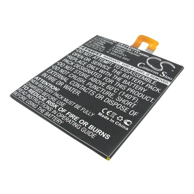 Li-polymer Battery Fits Lenovo, A3500, A3500fl 7", A7-50 3g 3.8v, 3550mah Tablet Cameron Sino Technology Limited