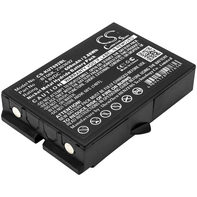 Ni-mh Battery Fits Ikusi, 2303692, Atex Transmitters, Rad-tf Transmitters 4.8v, 600mah Crane Remote Control Cameron Sino Technology Limited