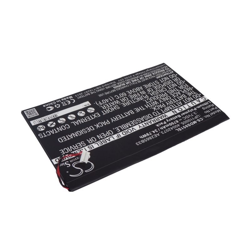 Li-Polymer Battery fits Lenovo, Ideatab S2109a, Ideatab S2109a-f, Medion 3.7V, 6700mAh Computer Cameron Sino Technology Limited (Suspended)