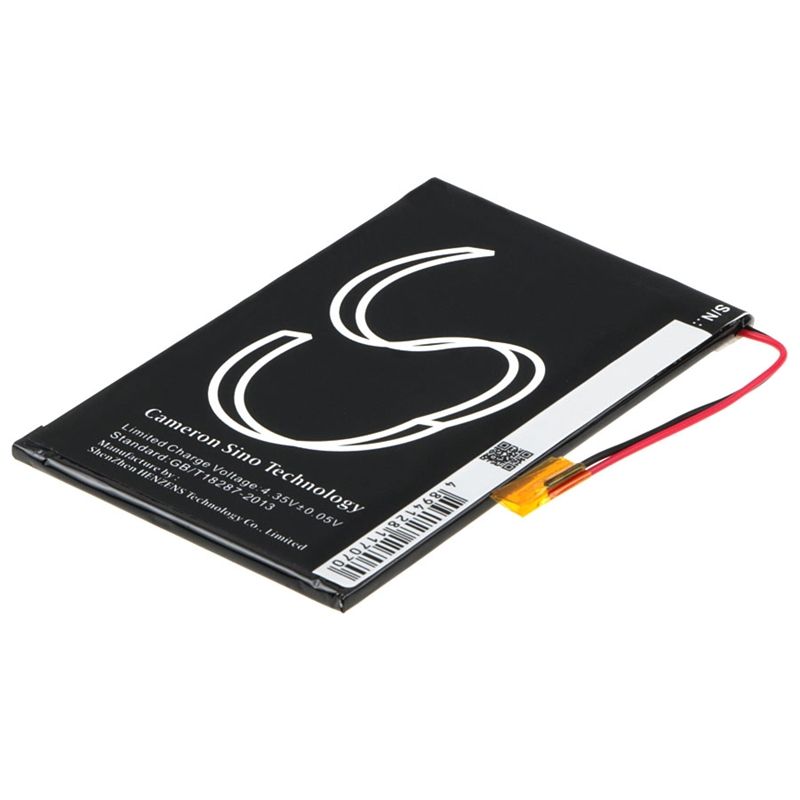 Li-Polymer Battery fits Rca, 7", Rct6272w23 3.8V, 3650mAh Tablet Cameron Sino Technology Limited