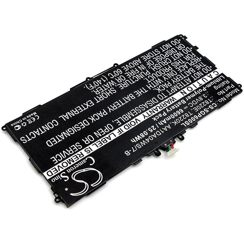 Li-polymer Battery Fits Samsung, Galaxy Note 10.1, Galaxy Note 10.1 2014 3.8v, 6600mah Tablet Cameron Sino Technology Limited