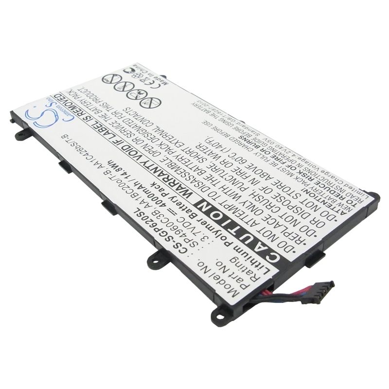 Li-polymer Battery Fits Samsung, Galaxy Tab 7.0, Galaxy Tab 7.0 Plus, Galaxy Tab P3100 3.7v, 4000mah Tablet Cameron Sino Technology Limited