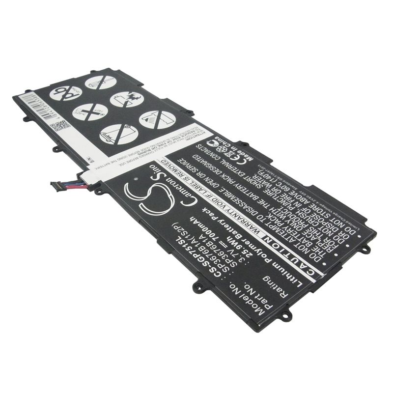 Li-polymer Battery Fits Samsung, Galaxy Note 10.1 Lte, Galaxy Tab 2 10.1, Galaxy Tab Gt-p7510 3.7v, 7000mah Tablet Cameron Sino Technology Limited