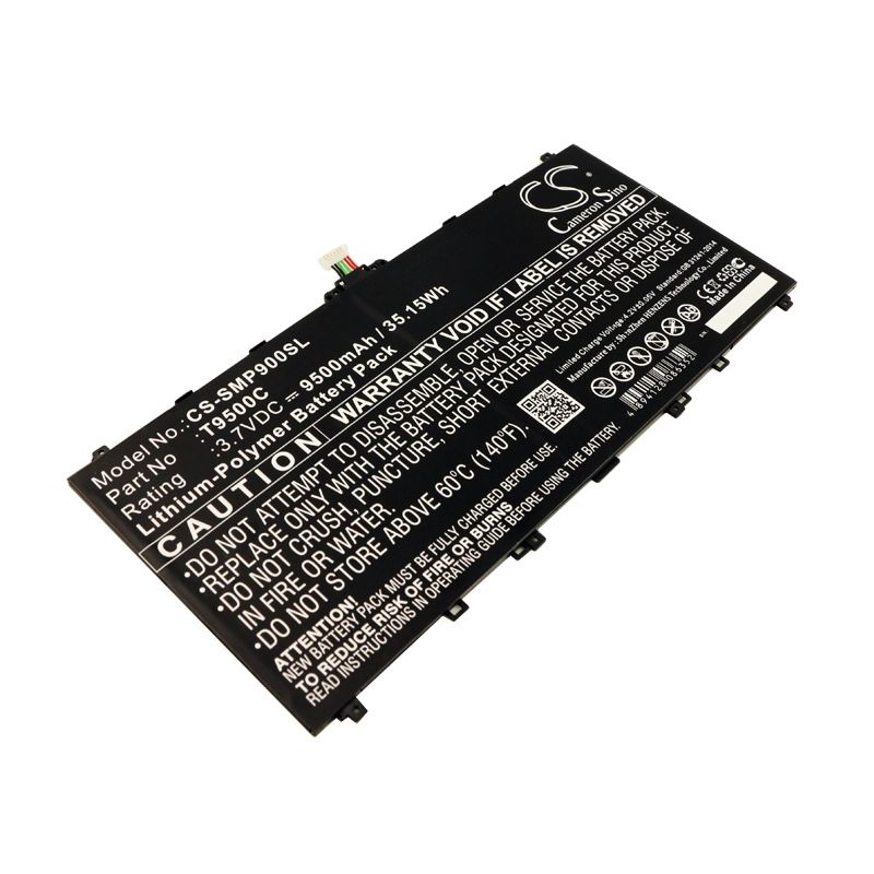 Li-Polymer Battery fits Samsung, Galaxy Note 12.2, Galaxy Note 12.2 3g, Galaxy Note 12.2 Lte 32gb 3.7V, 9500mAh Computer Cameron Sino Technology Limited