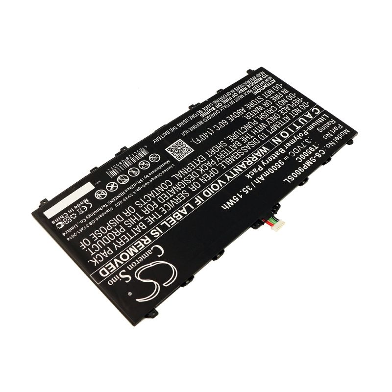 Li-Polymer Battery fits Samsung, Galaxy Note 12.2, Galaxy Note 12.2 3g, Galaxy Note 12.2 Lte 32gb 3.7V, 9500mAh Computer Cameron Sino Technology Limited