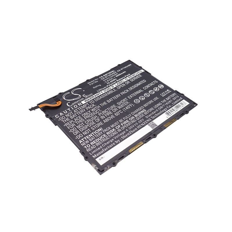 Li-polymer Battery Fits Samsung, Galaxy Tab A 10.1 2016 Td-lte, Galaxy Tab A 10.1 2016 Wifi 3.8v, 6000mah Tablet Cameron Sino Technology Limited