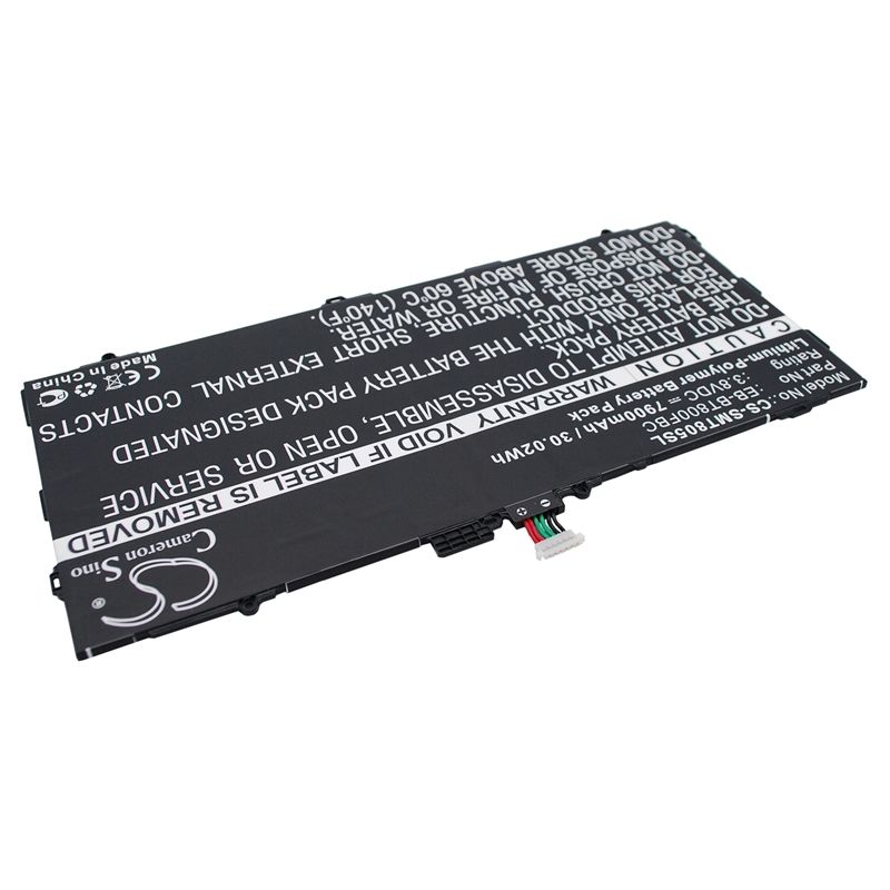 Li-polymer Battery Fits Samsung, Chagall, Galaxy Tab S 10.5, 3.8v, 7900mah Tablet Cameron Sino Technology Limited