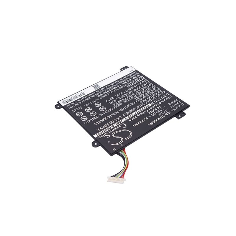 Li-ion Battery fits Toshiba, Satellite Click Mini L9w-b, Satellite Click Mini L9w-b 8.9" 3.75V, 5200mAh Tablet Cameron Sino Technology Limited