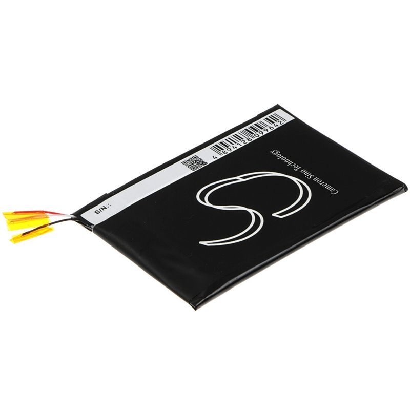 Li-Polymer Battery fits Visual Land, Me-7g-8gb, Prestige 7g 7" 3.7V, 3000mAh Tablet Cameron Sino Technology Limited
