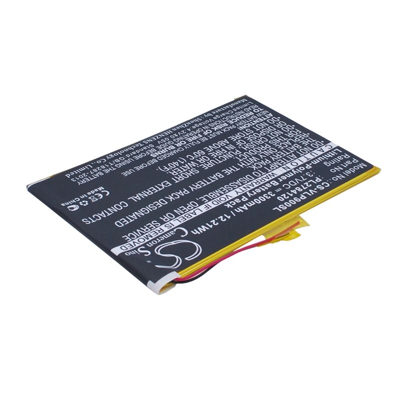 Li-Polymer Battery fits Visual Land, Me-9q, Prestige Elite 9q 9" 3.7V, 3300mAh Tablet Cameron Sino Technology Limited