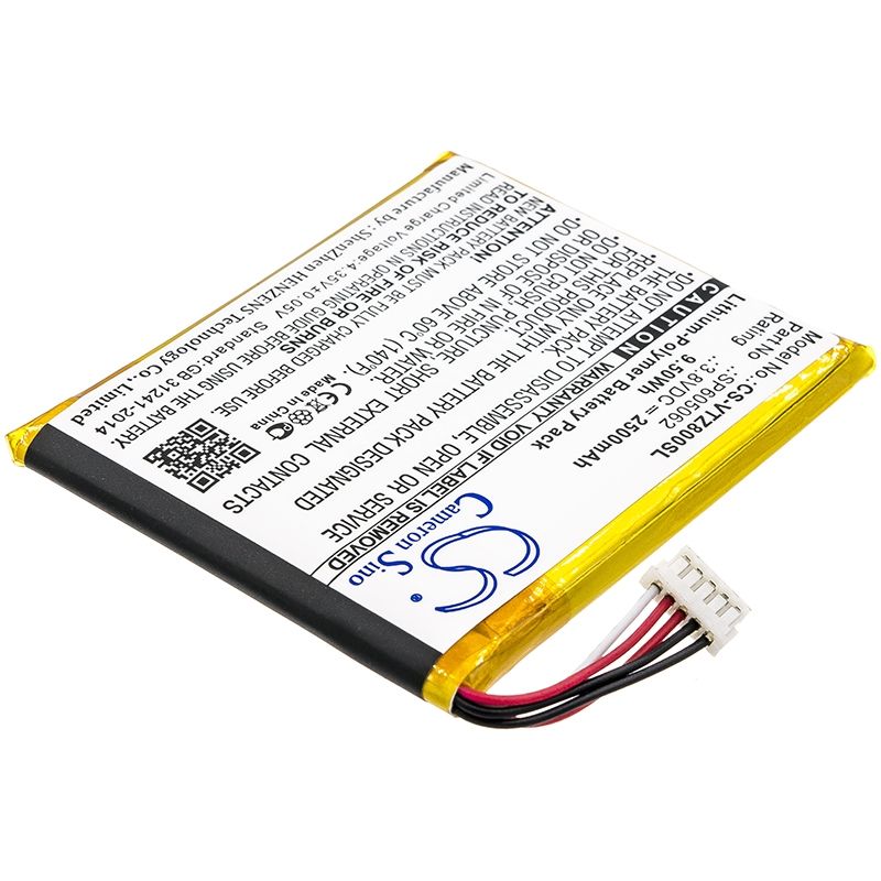 Li-Polymer Battery fits Vtech, 80-169500, Kidibuzz 3.8V, 2500mAh Tablet Cameron Sino Technology Limited