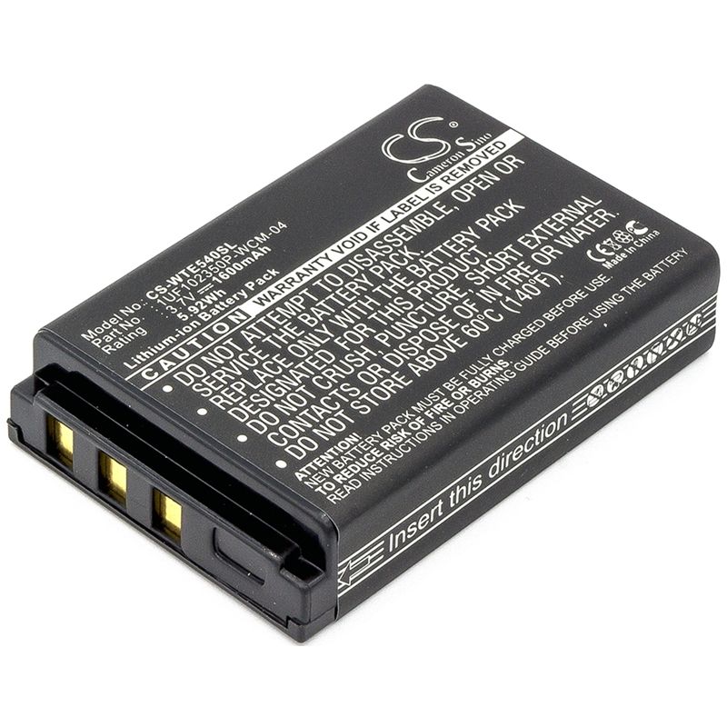 Li-ion Battery Fits Wacom, Intuos4 Wireless, Ptk-540wl, Ptk-540wl-en 3.7v, 1600mah Tablet Cameron Sino Technology Limited