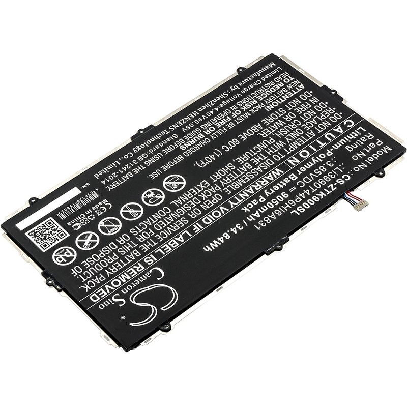 Li-Polymer Battery fits Zte, K90u, Zpad 10.1 3.85V, 9050mAh Tablet Cameron Sino Technology Limited