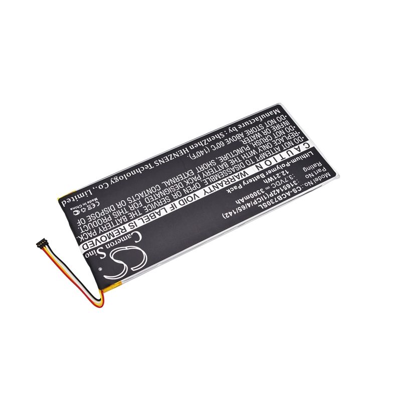 Li-polymer Battery Fits Acer, A1402, Iconia One 7 B1-730, Iconia One 7 B1-730hd 3.7v, 3300mah Tablet Cameron Sino Technology Limited