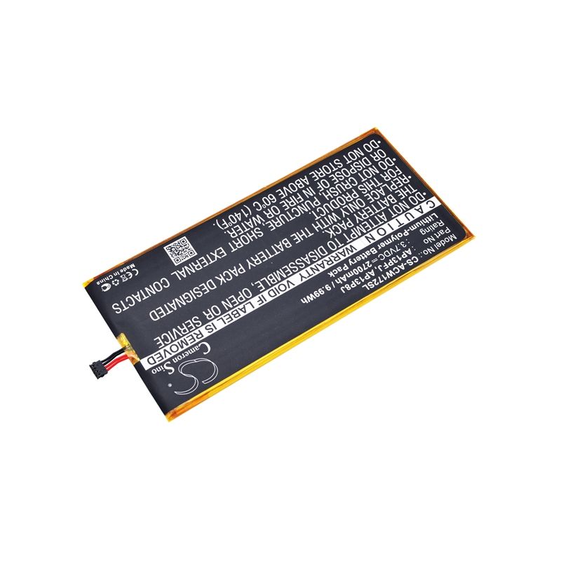 Li-polymer Battery Fits Acer, Iconia B1-720, Iconia B1-720-81111g00nkr 3.7v, 2700mah Tablet Cameron Sino Technology Limited