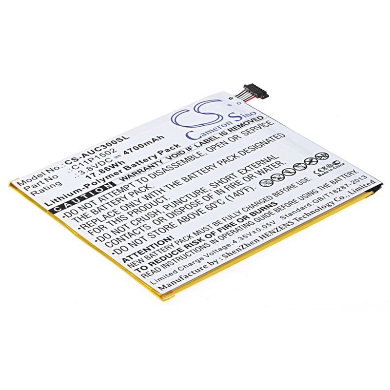 Li-polymer Battery Fits Asus, P023, Z300c, Z300cg 3.8v, 4700mah Tablet Cameron Sino Technology Limited