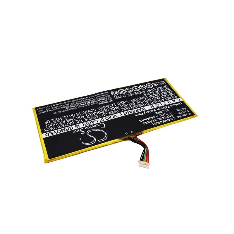 Li-polymer Battery Fits Barnes & Noble, Bntv600, Nook Hd+ Plus, Nook Hd+9 3.7v, 6000mah Tablet Cameron Sino Technology Limited