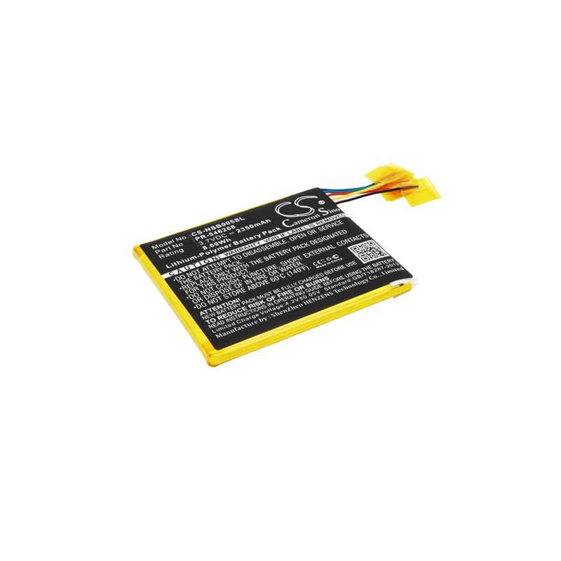 Li-Polymer Battery fits Fuhu, Nabi Jr, Nabijr-nv5a, Nv5a 3.7V, 2350mAh Tablet Cameron Sino Technology Limited