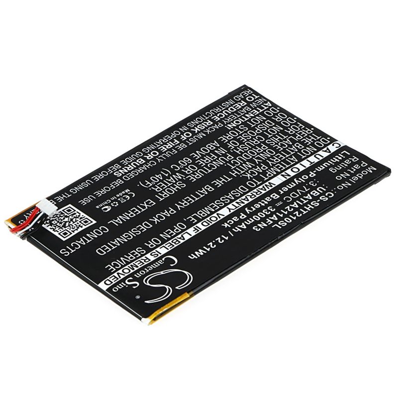 Li-Polymer Battery fits Sharp, Aquos Pad, Sht21 3.7V, 3300mAh Tablet Cameron Sino Technology Limited