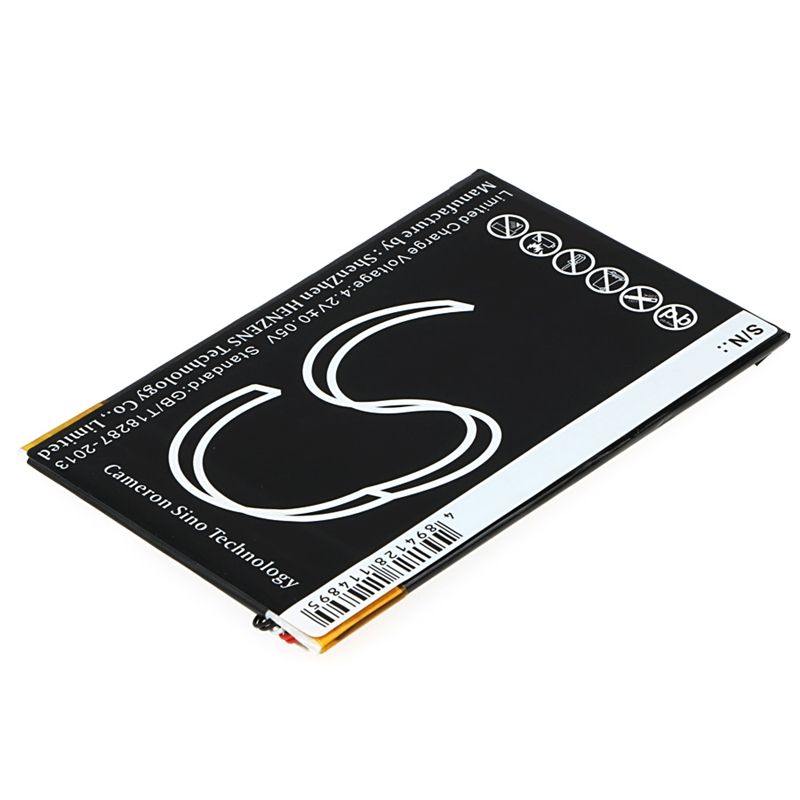 Li-Polymer Battery fits Sharp, Aquos Pad, Sht21 3.7V, 3300mAh Tablet Cameron Sino Technology Limited