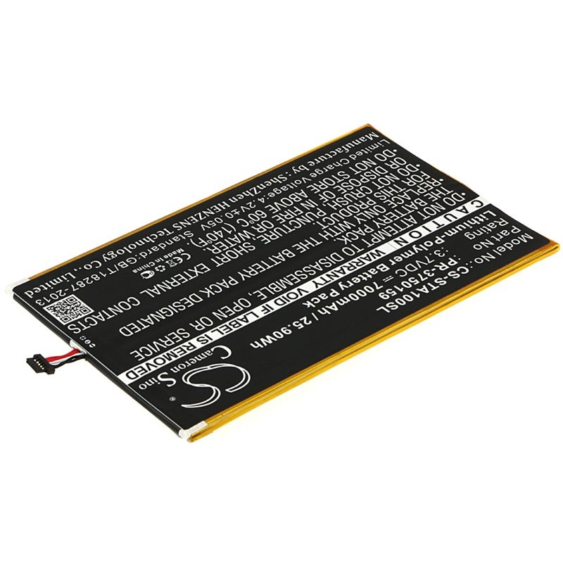 Li-polymer Battery Fits Insignia, Flex 10.1 Ns-15at10 3.7v, 7000mah Tablet Cameron Sino Technology Limited