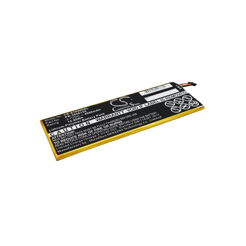 Li-Polymer Battery fits Insignia, Flex 8", Ns-15at08 3.7V, 4000mAh Tablet Cameron Sino Technology Limited