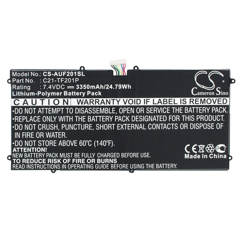 Li-polymer Battery Fits Asus, Tf201-1b002a, Tf201-1b04, Tf201-1b047a 7.4v, 3350mah Computer Cameron Sino Technology Limited (Suspended)