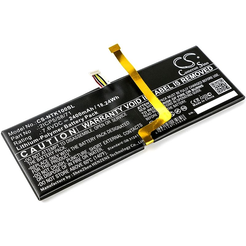 Li-Polymer Battery fits Google, Dvt3-2, Project Tango, Nvidia 7.6V, 2400mAh Computer Cameron Sino Technology Limited (Suspended)