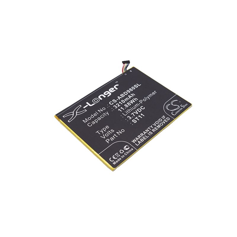 Li-Polymer Battery fits Amazon, Kindle Fire Hd 8 5th, Kindle Hd 8, Sg98eg 3.7V, 3210mAh Tablet Cameron Sino Technology Limited