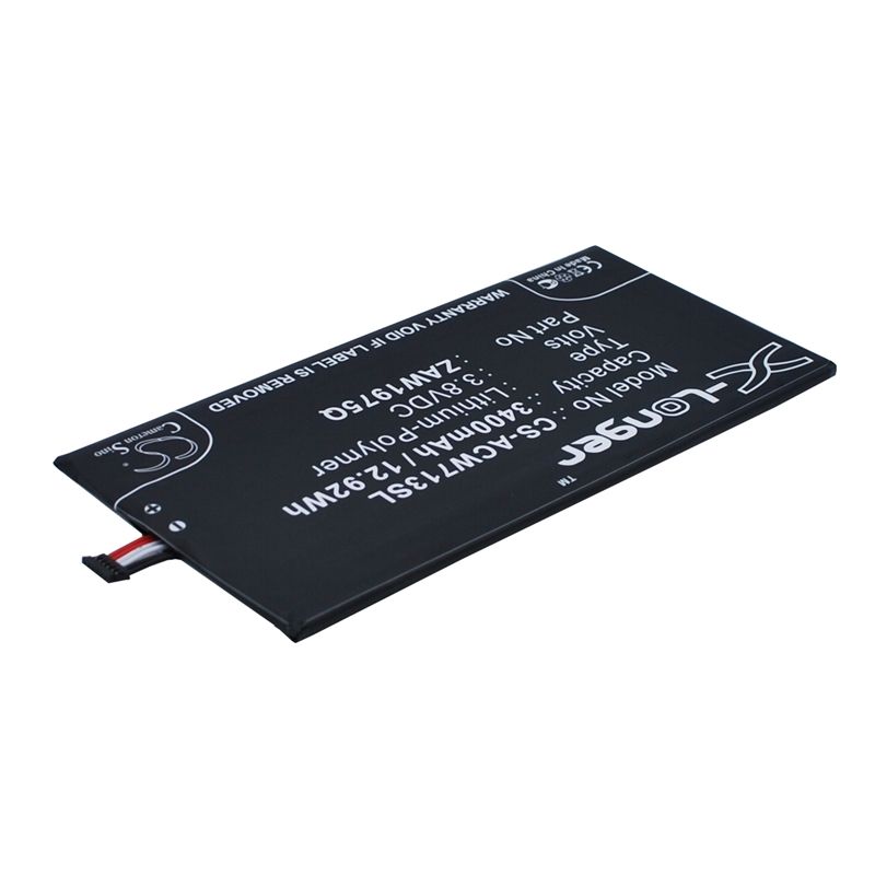 Li-Polymer Battery fits Acer, A1-713, A1-713hd, Iconia Tab 7 3.8V, 3400mAh Tablet Cameron Sino Technology Limited