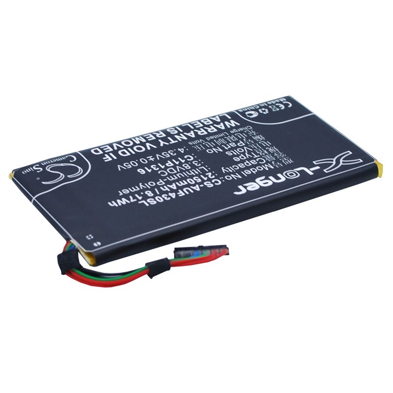 Li-Polymer Battery fits Asus, A11, Padfone Mini 4.3, Padfone Mini 4.3 Station 3.8V, 2150mAh Tablet Cameron Sino Technology Limited