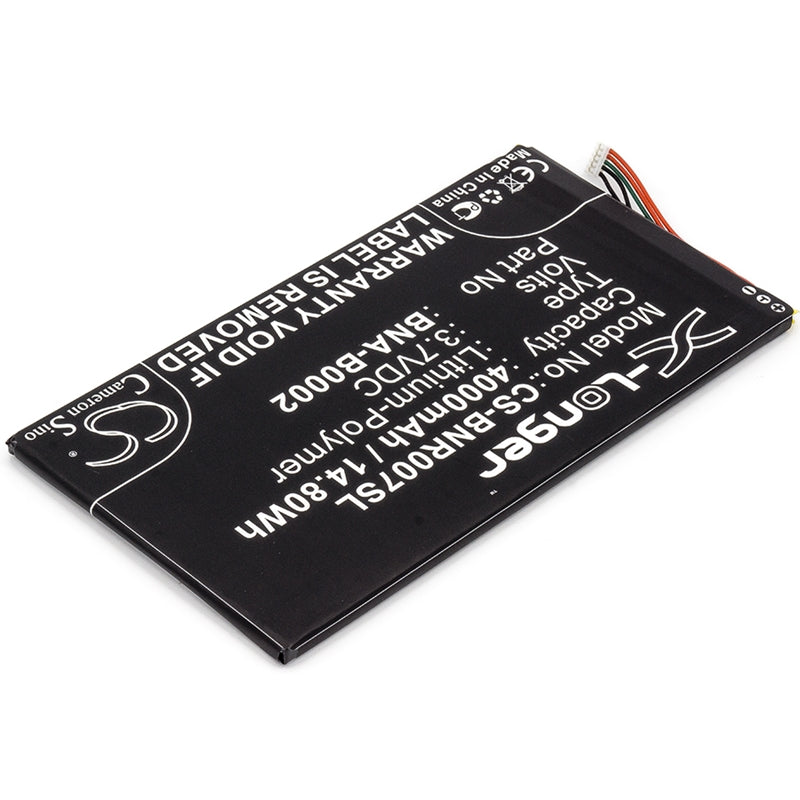 Li-polymer Battery Fits Barnes & Noble, Bnrv400, Bntv400, Nook Hd 7 Tablet 3.7v, 4000mah Tablet Cameron Sino Technology Limited