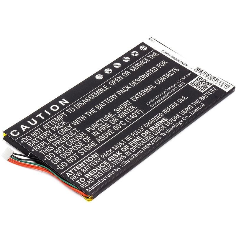 Li-polymer Battery Fits Barnes & Noble, Bnrv400, Bntv400, Nook Hd 7 Tablet 3.7v, 4000mah Tablet Cameron Sino Technology Limited