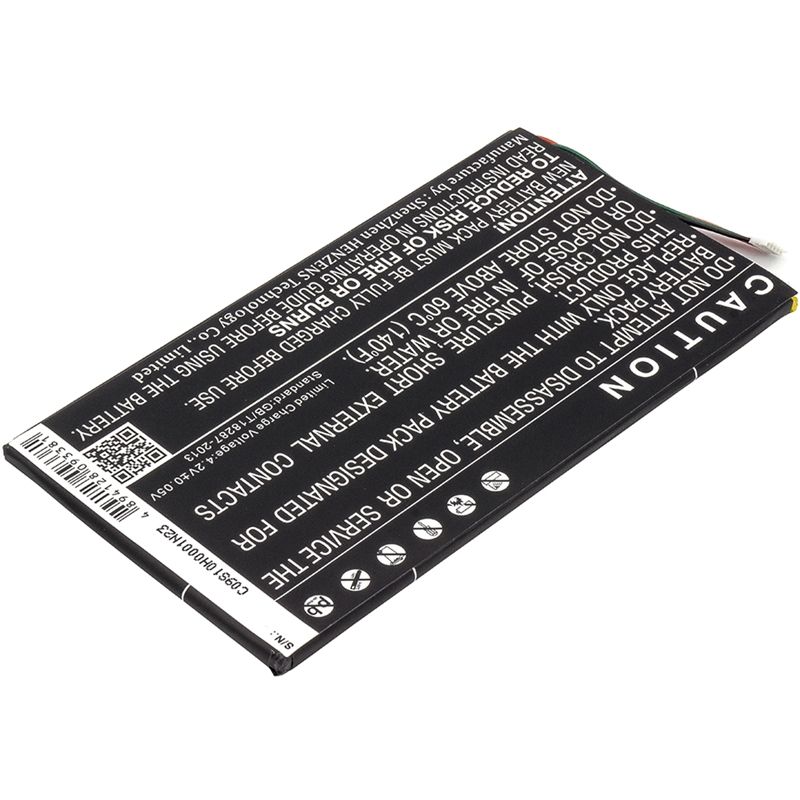Li-polymer Battery Fits Barnes & Noble, Bnrv400, Bntv400, Nook Hd 7 Tablet 3.7v, 4000mah Tablet Cameron Sino Technology Limited