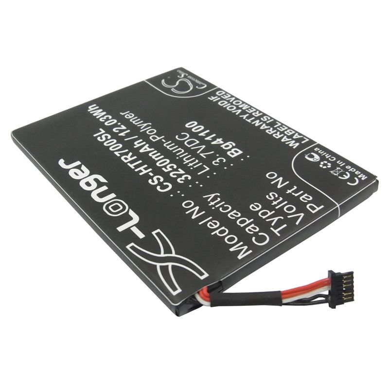 Li-Polymer Battery fits Htc, R7 3.7V, 3250mAh Tablet Cameron Sino Technology Limited