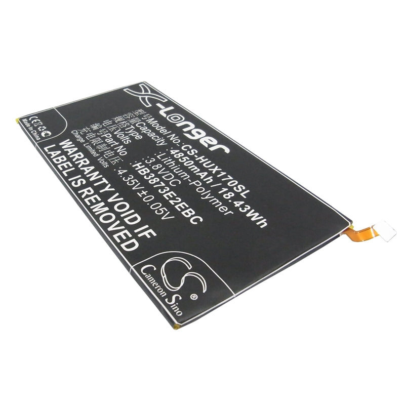 Li-Polymer Battery fits Huawei, 7d-501l, 7d-501u, 7d-503lt 3.8V, 4850mAh Tablet Cameron Sino Technology Limited