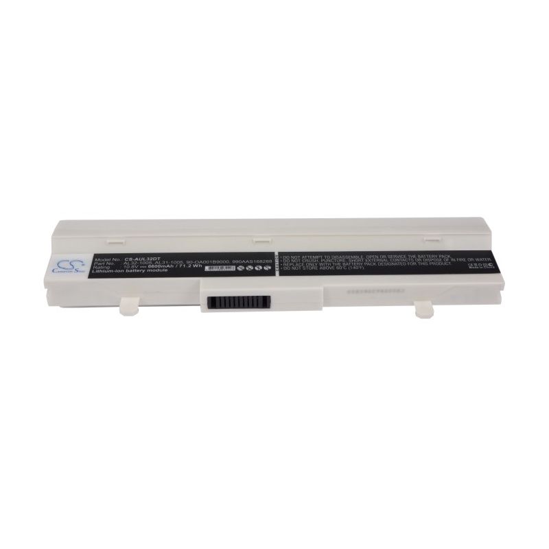 White 10.8V 6600mAh Asus, Eee Pc 1001ha, Eee Pc 1005, Eee Pc 1005h Replacement Battery Notebook & Laptop Cameron Sino Technology Limited