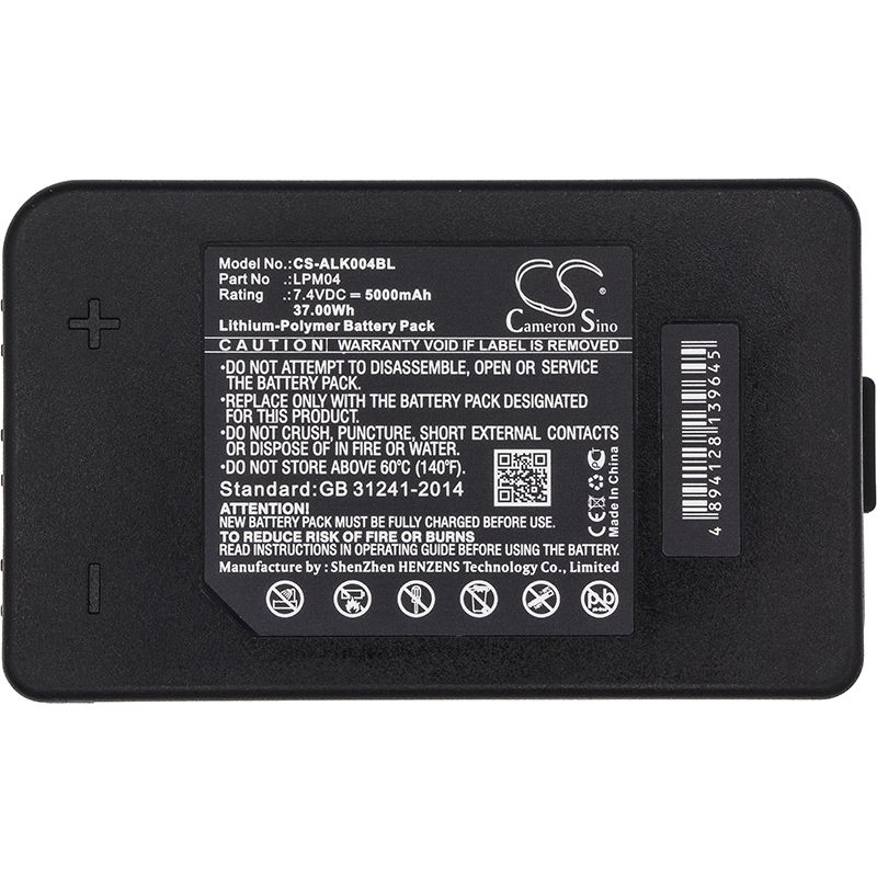 Li-polymer Battery Fits Autec, Autec Djm, Djr, Fjm 7.4v, 5000mah Crane Remote Control Cameron Sino Technology Limited