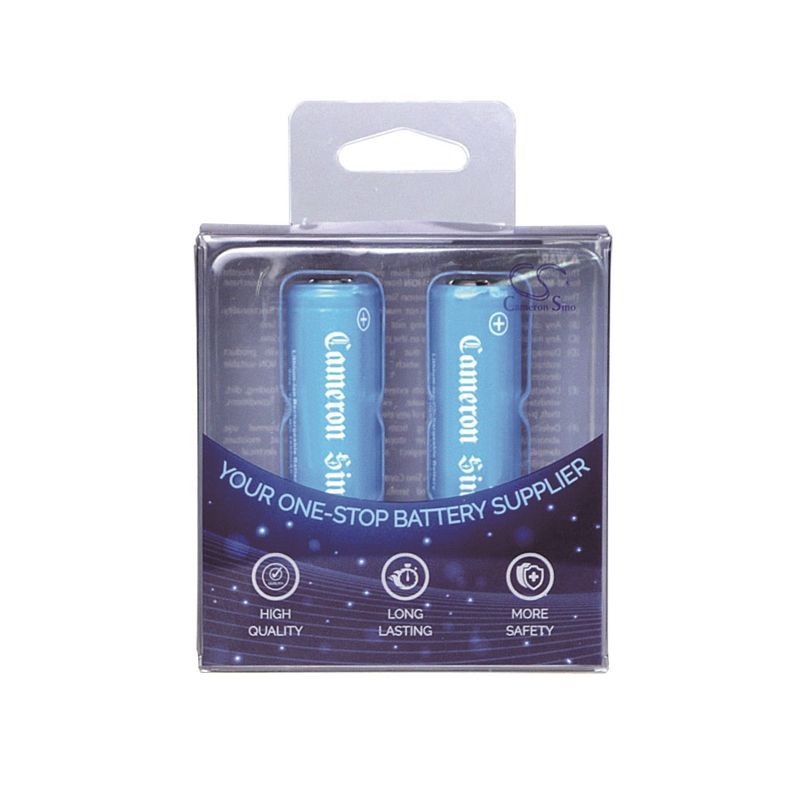 Li-ion Battery Includes 2pcs Pack With Tabs 3.7v, 3400mah 18650 Cameron Sino Technology Limited