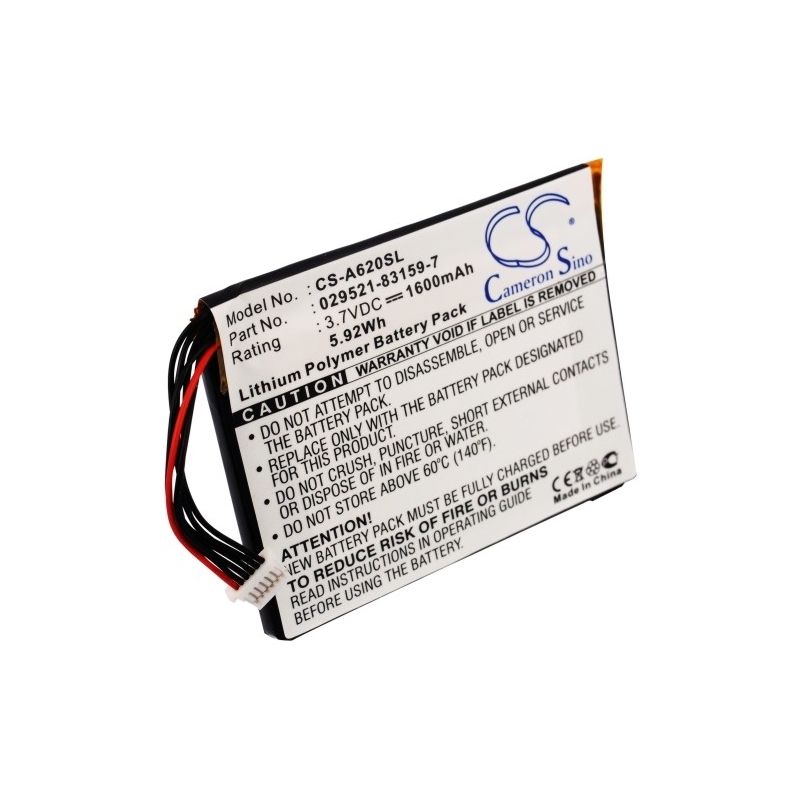 Li-Polymer Battery fits Asus, Mypal A620, Mypal A620bt, Mypal A620g 3.7V, 1600mAh Computer Cameron Sino Technology Limited