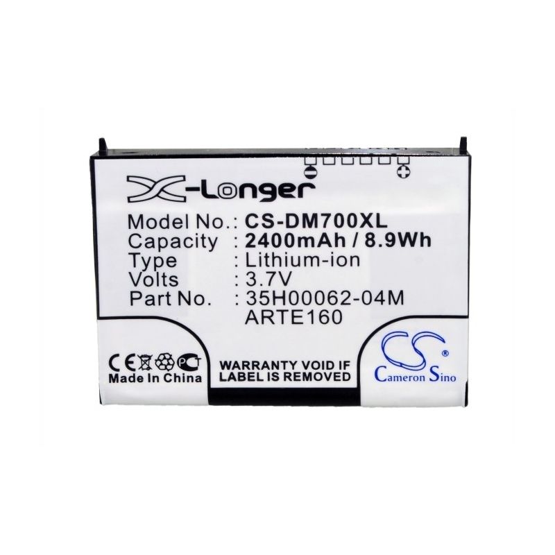 Li-ion Battery fits O2, Xda Orbit, Qtek, G200 3.7V, 2400mAh Computer Cameron Sino Technology Limited