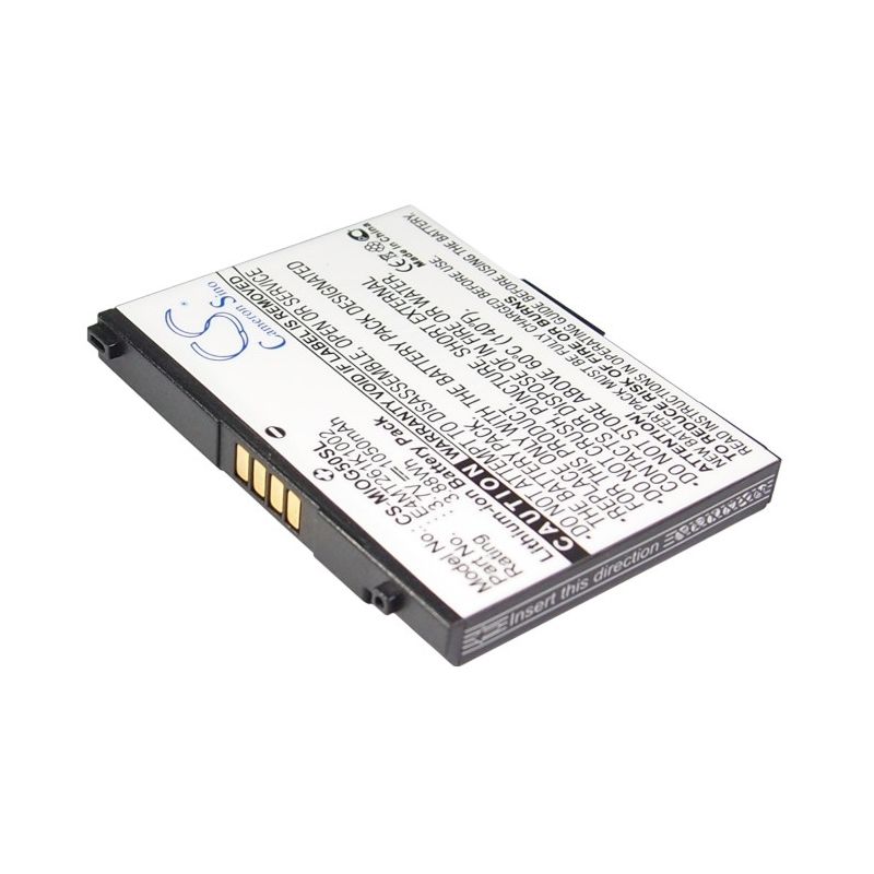 Li-ion Battery fits Mitac, Mio Leap G50, Mio Leap K1, Mio Lovebird 3.7V, 1050mAh PDA & Pocket PC Cameron Sino Technology Limited