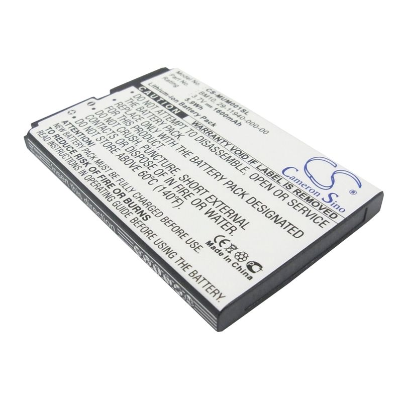 Li-ion Battery fits Xiaomi, M1, Mi-one, Mi-one Plus 3.7V, 1600mAh PDA & Pocket PC Cameron Sino Technology Limited