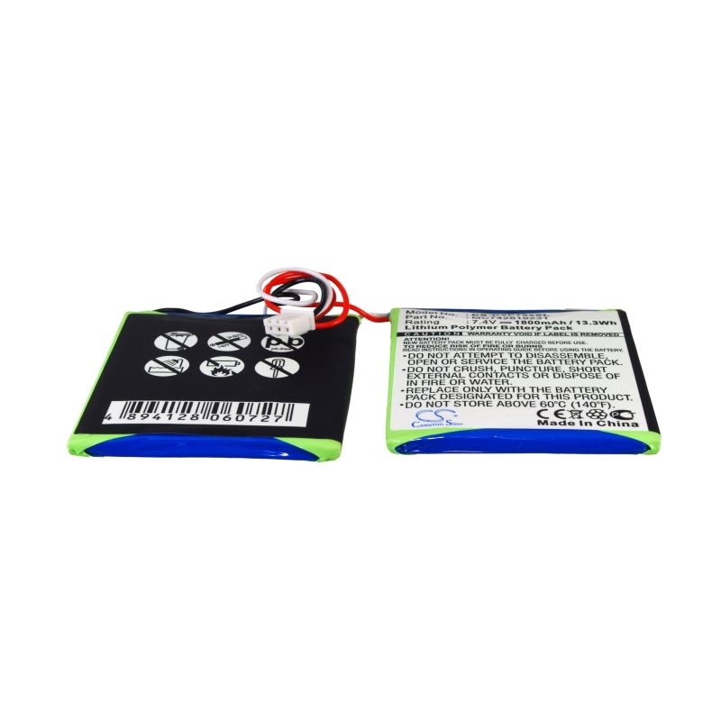 Li-Polymer Battery fits Dual, Dvd-p702, Dual 7.4V, 1800mAh DVD Player Cameron Sino Technology Limited