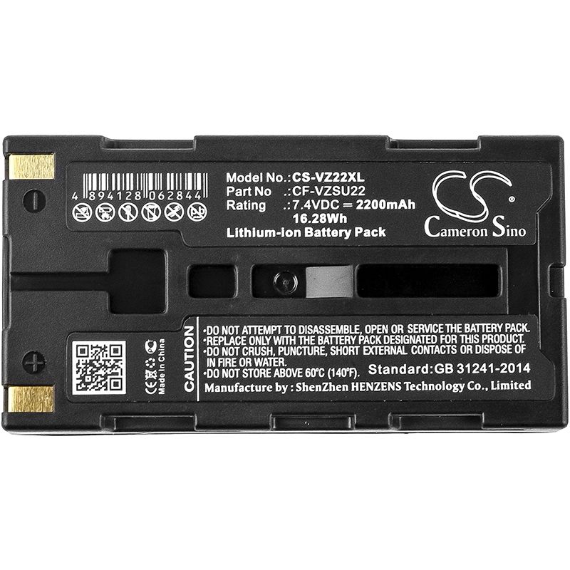 Li-ion Battery fits Panasonic, Tunghbook 01, Tunghbook Cf-p1 7.4V, 2200mAh Amplifier Cameron Sino Technology Limited