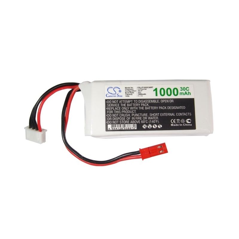 Li-Polymer Battery fits Cameron Sino, Cs-lp1003c30rt 11.1V, 1000mAh RC Cameron Sino Technology Limited